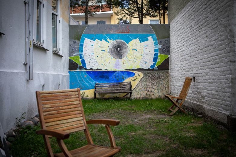 kunstinstallasjon på Grünerløkka av konseptkunstneren Malo